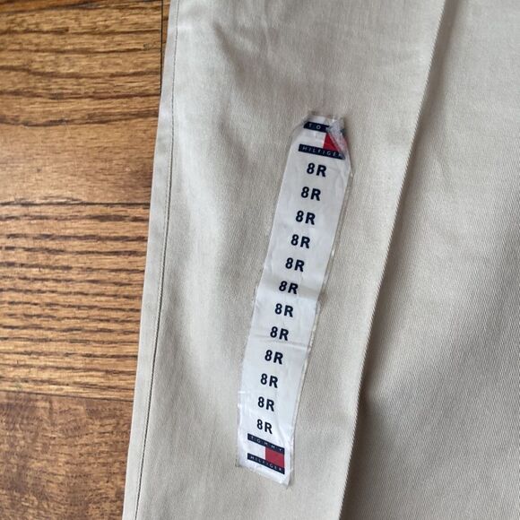 NWT Tommy Hilfiger Khaki Hipster Straight Leg Pants Size 8 R New With Tags - Picture 6 of 11